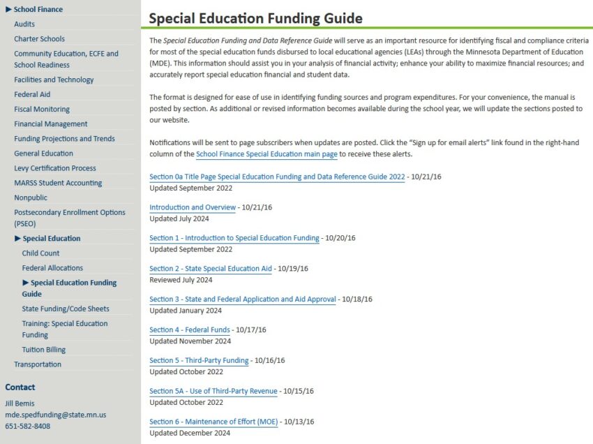 Special Education Reference Guide – Jill E. T. Bemis